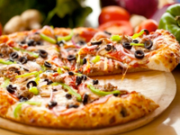 Pizza vegetariana ou marguerita